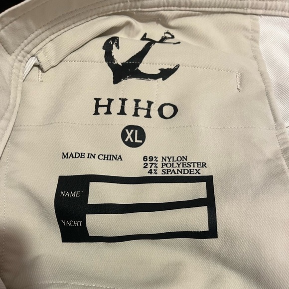 HIHO Regatta Tan All Weather Tech Shorts Sz XL - Picture 8 of 10